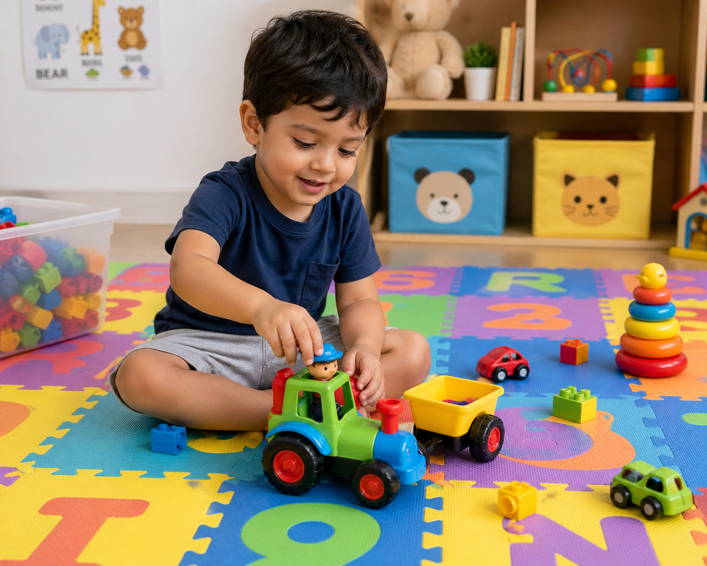 Child playing - Early Signs of Autism